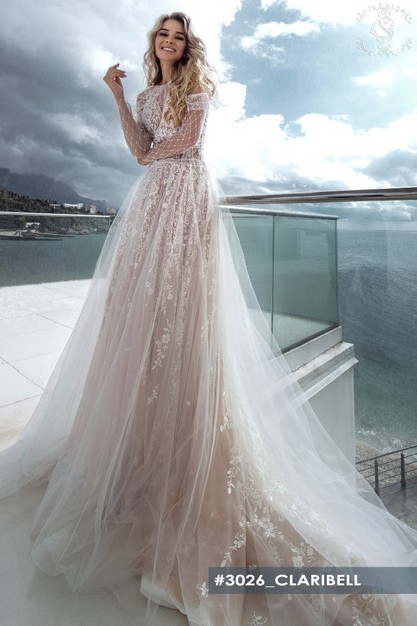 Gabbiano. Свадебное платье Кларибел. Коллекция Crystal world 